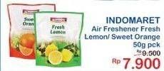 Promo Harga INDOMARET Air Freshener Sweet Orange, Fresh Lemon 50 gr - Indomaret