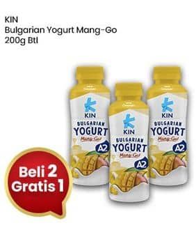 Promo Harga KIN Bulgarian Yogurt Manggo 200 ml - Indomaret