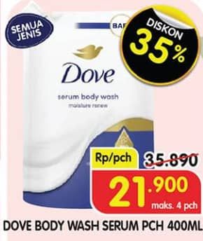 Promo Harga Dove Body Wash All Variants 400 ml - Superindo