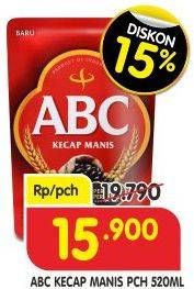 Promo Harga ABC Kecap Manis 520 ml - Superindo