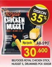 Promo Harga BELFOODS Royal Nugget 500 gr - Superindo