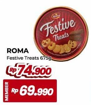 Promo Harga Roma Festive Treats 675 gr - Yogya