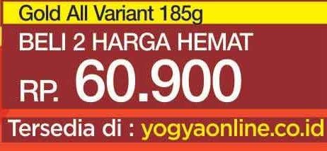 Promo Harga ENTRASOL Gold Susu Bubuk All Variants per 2 box 185 gr - Yogya