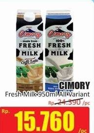 Promo Harga CIMORY Fresh Milk All Variants 950 ml - Hari Hari