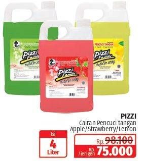 Promo Harga Pizzi Hand Soap Lemon, Strawberry, Apple 4000 ml - Lotte Grosir