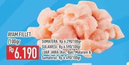 Promo Harga Ayam Fillet per 100 gr - Hypermart