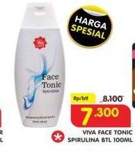 Promo Harga VIVA Face Tonic Spirulina 100 ml - Superindo