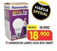 Promo Harga HANNOCHS Alfa LED 5 Watt  - Superindo