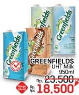 Promo Harga Greenfields UHT 1000 ml - LotteMart