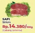 Promo Harga Daging Has Luar (Daging Sirloin) per 100 gr - Yogya