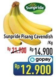 Promo Harga SUNPRIDE Pisang Cavendish per 1000 gr - Hypermart