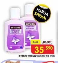 Promo Harga Betadine Feminine Hygine 60 ml - Superindo