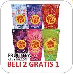 Promo Harga SOSRO Fruit Tea All Variants per 2 pcs 200 ml - Yogya