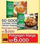 Promo Harga So Good Nugget Alphabet / Chicken Karage  - Yogya