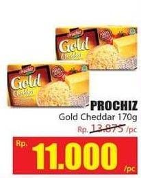 Promo Harga PROCHIZ Gold Cheddar 170 gr - Hari Hari
