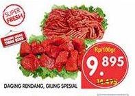 Promo Harga Daging Rendang/ Daging Giling per 100 gr - Superindo