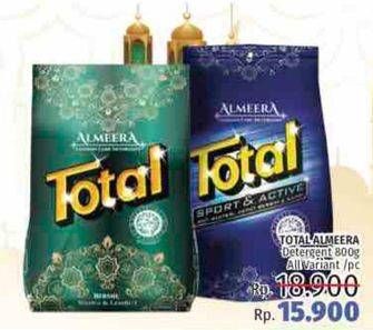 Promo Harga TOTAL Detergent Almeera All Variants 800 gr - LotteMart