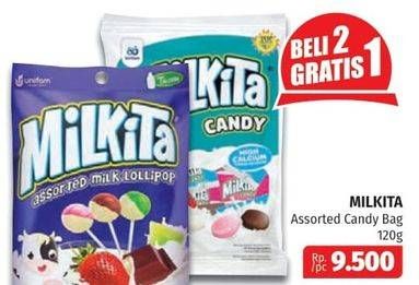 Promo Harga MILKITA Milkshake Candy 120 gr - Lotte Grosir