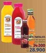 Promo Harga GRATE / NATALIES Juice All Variant 250-1000ml  - LotteMart