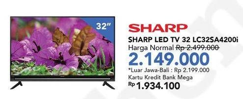 Promo Harga SHARP LC-32SA4200i | LED TV  - Carrefour