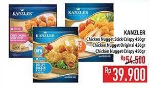 Promo Harga Kanzler Chicken Nugget Stick Crispy, Original, Crispy 450 gr - Hypermart