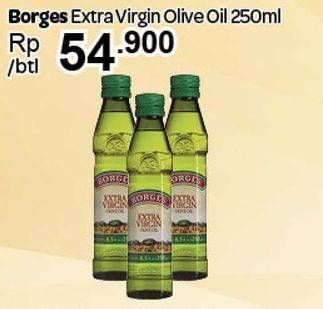 Promo Harga BORGES Olive Oil Extra Virgin 250 ml - Carrefour