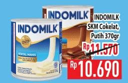Promo Harga Indomilk Susu Kental Manis Plain, Cokelat 370 gr - Hypermart