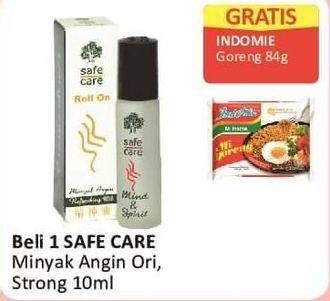 Promo Harga SAFE CARE Minyak Angin Aroma Therapy Strong, Original 10 ml - Alfamart