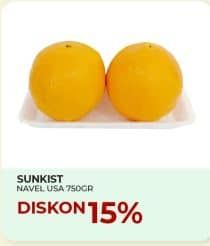 Promo Harga Jeruk Sunkist Navel USA per 750 gr - Yogya