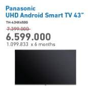 Promo Harga PANASONIC TH-43HX650G | LED TV 43 Inch Smart Android 4K HDR TV  - Electronic City