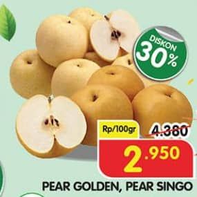 Promo Harga Pear Golde/Singo  - Superindo