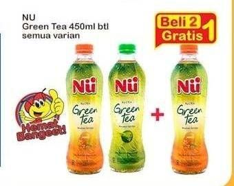 Promo Harga NU Green Tea All Variants 450 ml - Indomaret