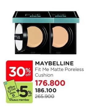 Promo Harga Maybelline Fit Me Matte & Poreless Cushion  - Watsons