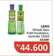 Promo Harga CAP LANG Minyak Kayu Putih Ekaliptus, Lavender 120 ml - Alfamidi