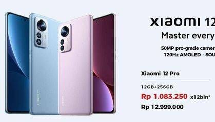 Promo Harga Xiaomi 12 Pro 12 GB + 256 GB  - Erafone