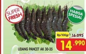 Promo Harga Udang Pancet AK 30-35 per 100 gr - Superindo