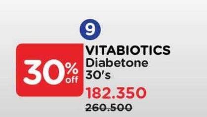 Promo Harga Vitabiotics Diabetone  - Watsons