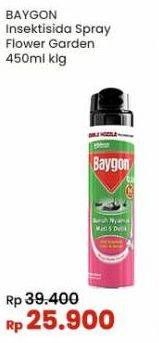 Promo Harga Baygon Insektisida Spray Flower Garden 450 ml - Indomaret