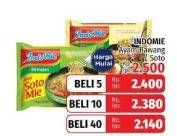 Promo Harga INDOMIE Mi Kuah Ayam Bawang, Soto Mie 69 gr - LotteMart