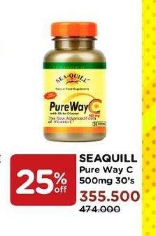 Promo Harga SEA QUILL Pure Way C 500 30 pcs - Watsons