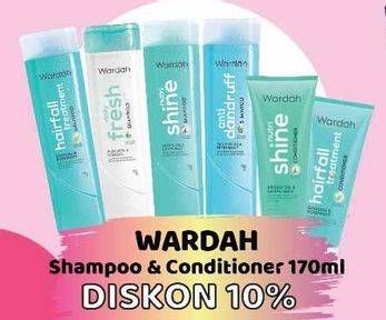 Promo Harga WARDAH Shampoo / Conditioner 170 ml - Yogya