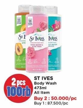Promo Harga St Ives Body Wash All Variants 473 ml - Watsons