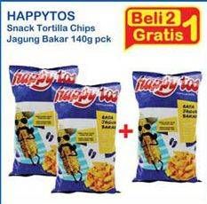 Promo Harga HAPPY TOS Tortilla Chips per 2 pouch 140 gr - Indomaret