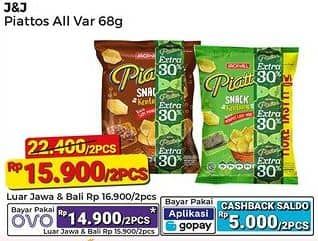 Promo Harga Piattos Snack Kentang All Variants 68 gr - Alfamart