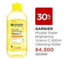 Promo Harga Garnier Micellar Water Vitamin C 400 ml - Watsons