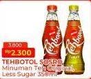 Promo Harga Sosro Teh Botol Original, Less Sugar 350 ml - Alfamart