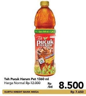 Promo Harga TEH PUCUK HARUM Minuman Teh Jasmine 1360 ml - Carrefour