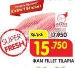 Promo Harga Ikan Fillet Tilapia  - Superindo