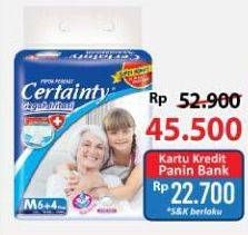 Promo Harga Certainty Adult Diapers M10 10 pcs - Alfamart