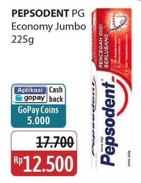 Promo Harga Pepsodent Pasta Gigi Pencegah Gigi Berlubang 225 gr - Alfamidi